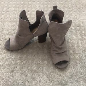 Brash peep toe heels